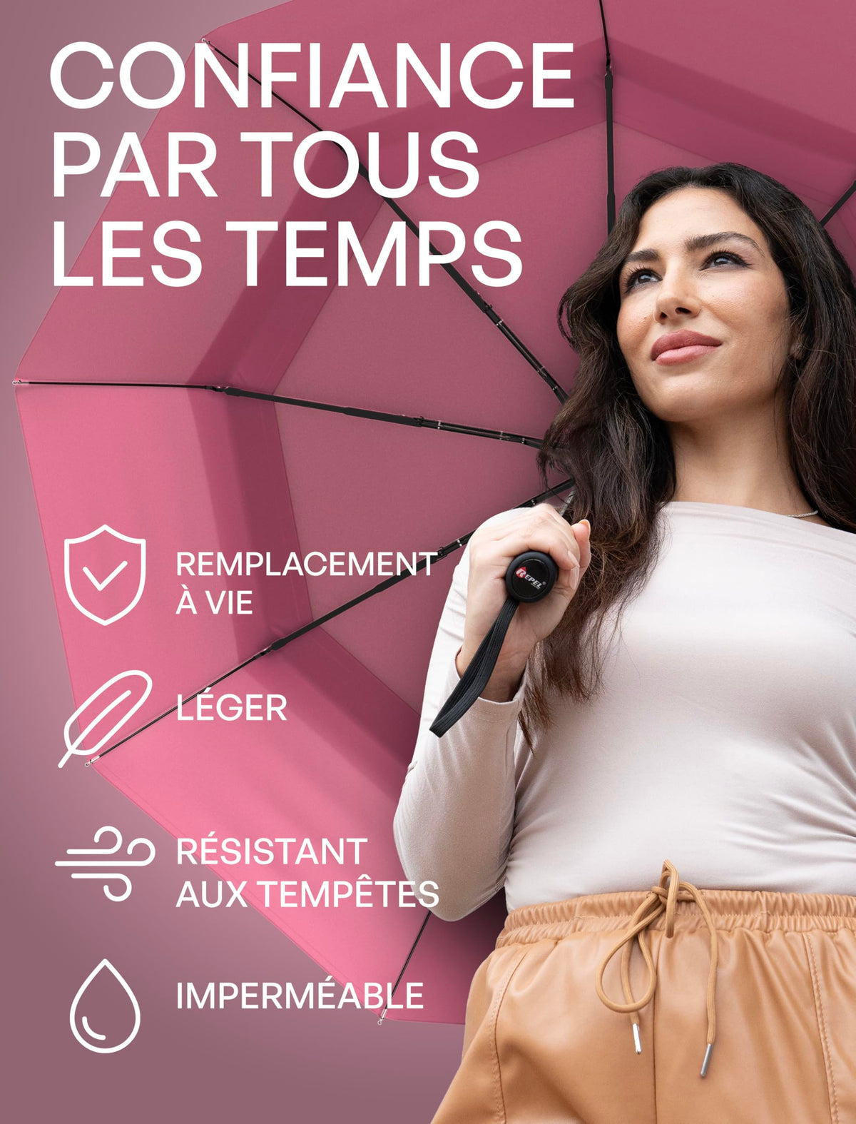 Parapluie pliant automatique Repel