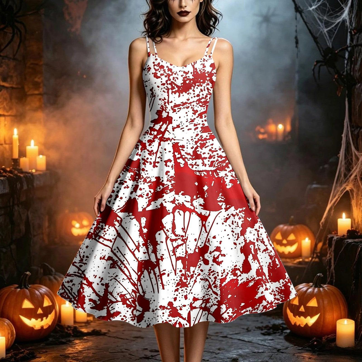 Robe de mariée zombie pour Halloween