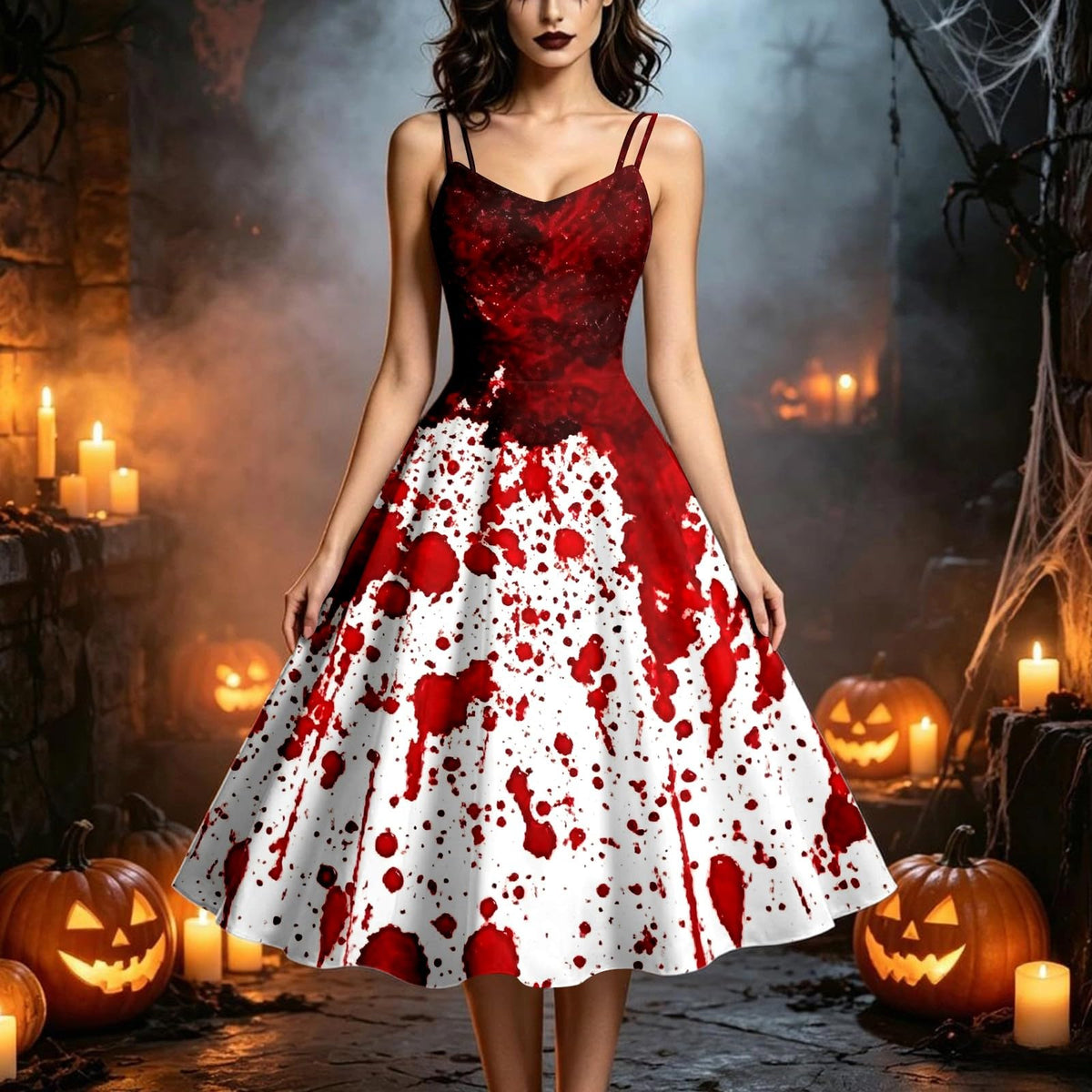 Robe de mariée zombie pour Halloween