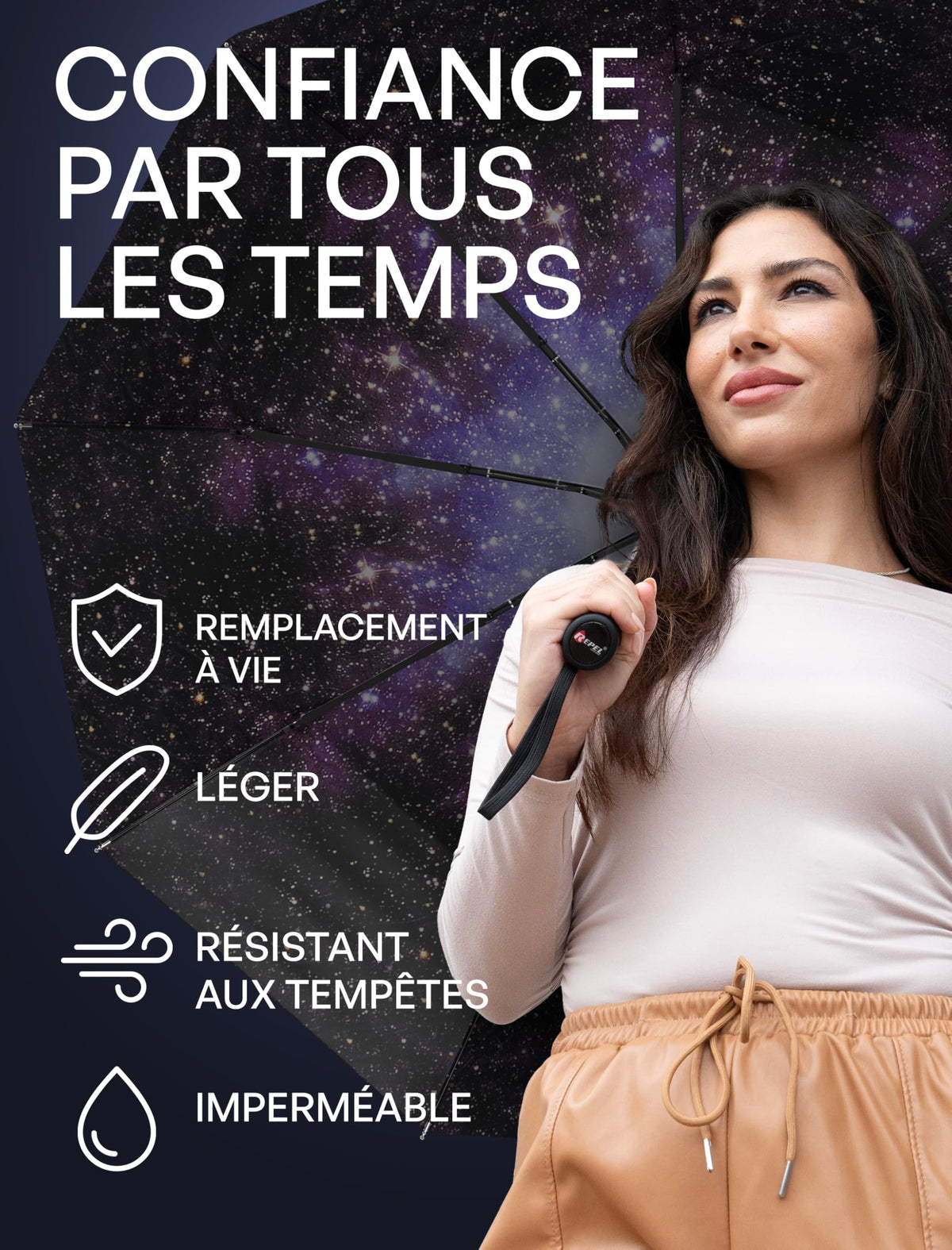 Parapluie pliant automatique Repel