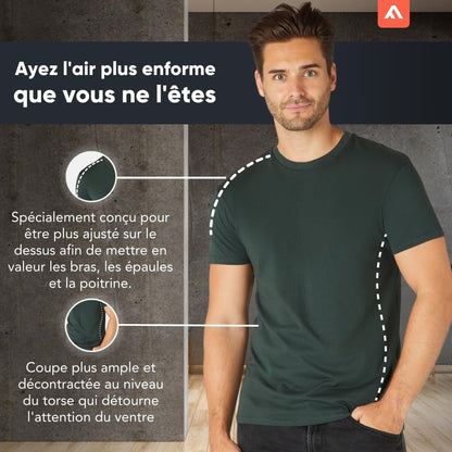 T-shirts homme FM London en coton – lots de 3 ou 5
