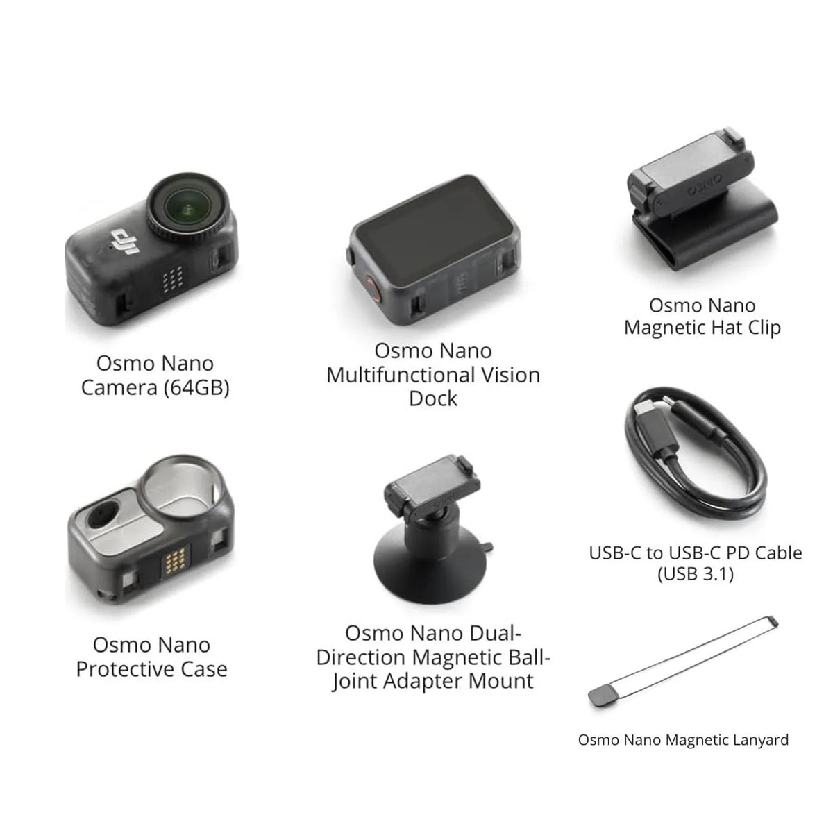 Caméra compacte DJI Osmo Nano – 4K/60 i/s