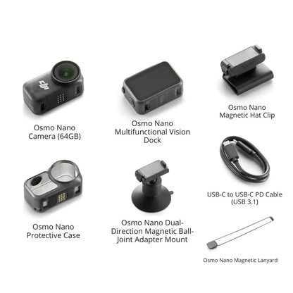 Caméra compacte DJI Osmo Nano – 4K/60 i/s