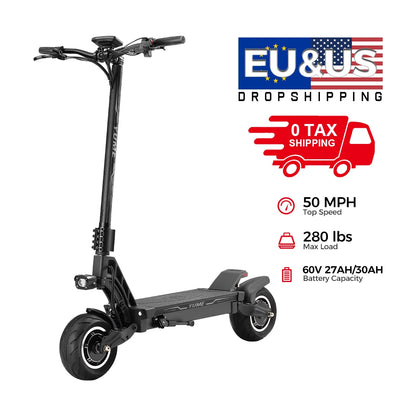 Trottinette électrique YUME HAWK Pro – batterie 60 V, pneus de 10 pouces