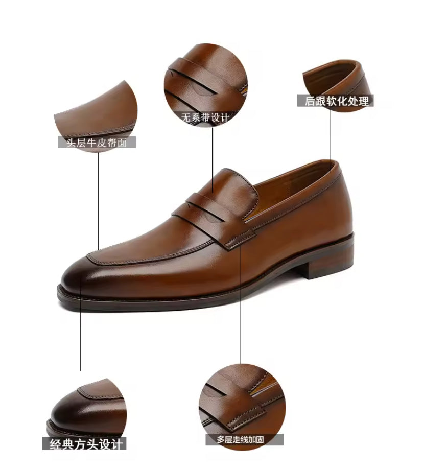 Mocassins en cuir pour Hommes