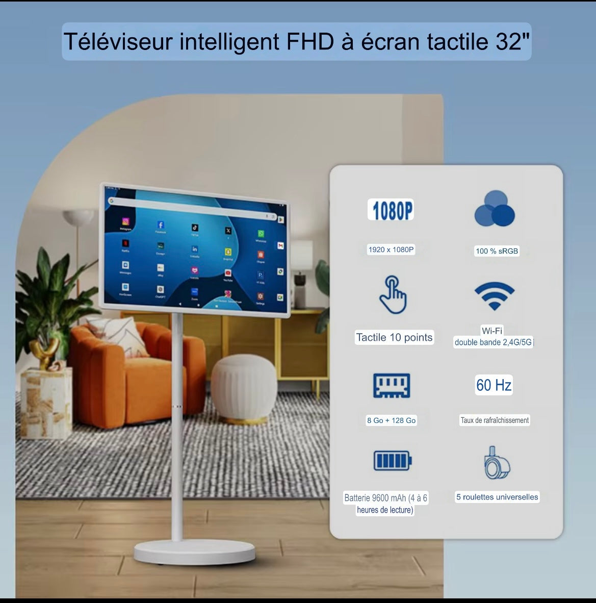 Téléviseur intelligent FHD