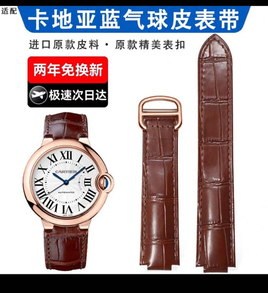 Montre cartier en cuire
