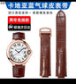 Montre cartier en cuire