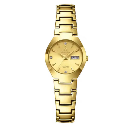 Montre Femme Élégance Dorée – Bracelet Métallique