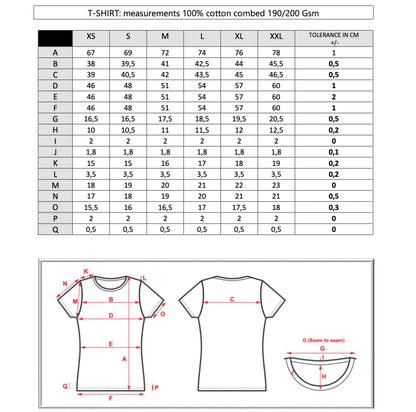 T-shirt vierge manches courtes  100 % coton