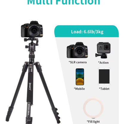 Trépied professionnel Jmary en aluminium pour appareil photo – KT235-NB30A