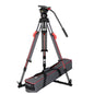 Trépied vidéo professionnel Jiepai V6 CF-S avec tête fluide