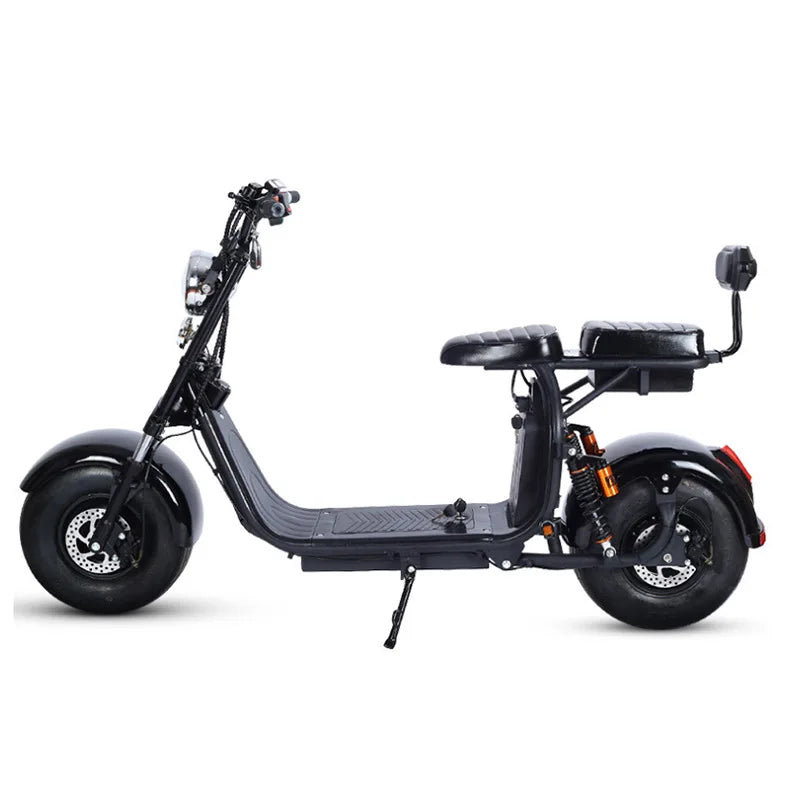 Scooter électrique Citycoco avec batterie amovible – cadre en acier, 60 V