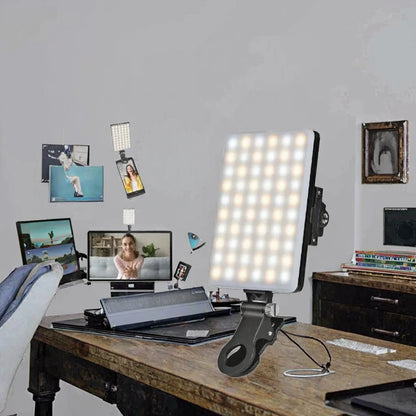 Mini éclairage LED rechargeable pour selfie et diffusion en direct