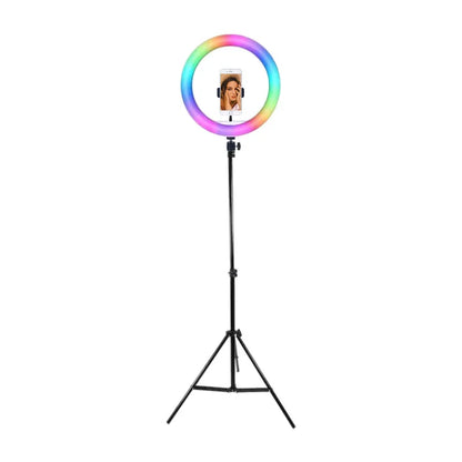 Kit d’éclairage photo et vidéo LED RGB pliable – hauteur réglable de 90 à 160 cm