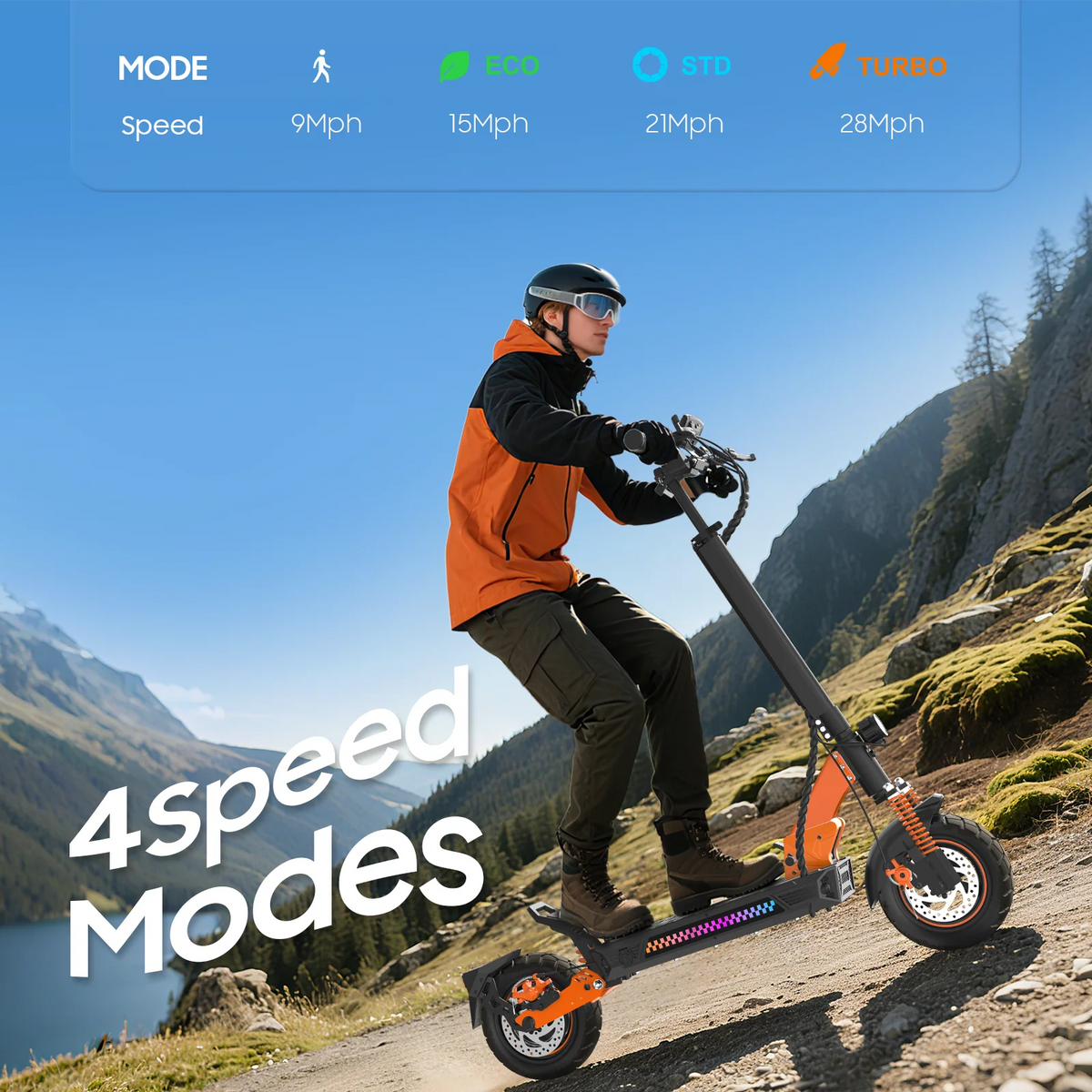 Trottinette électrique Tufront E3s avec siège – 1 000 W