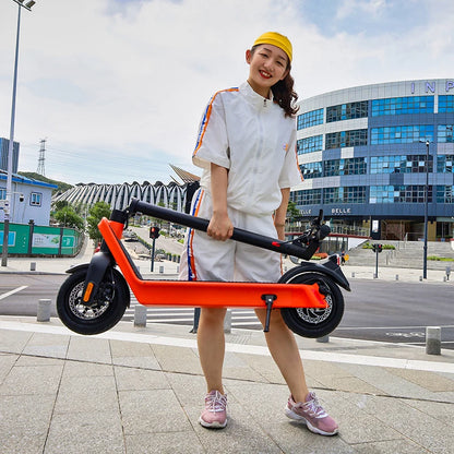Trottinette électrique tout-terrain pliable pour adultes – roues de 10 pouces