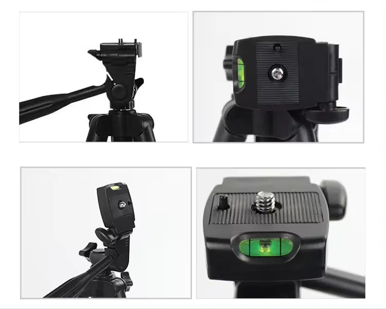Trépied professionnel 3120A pour appareil photo, téléphone et anneau lumineux