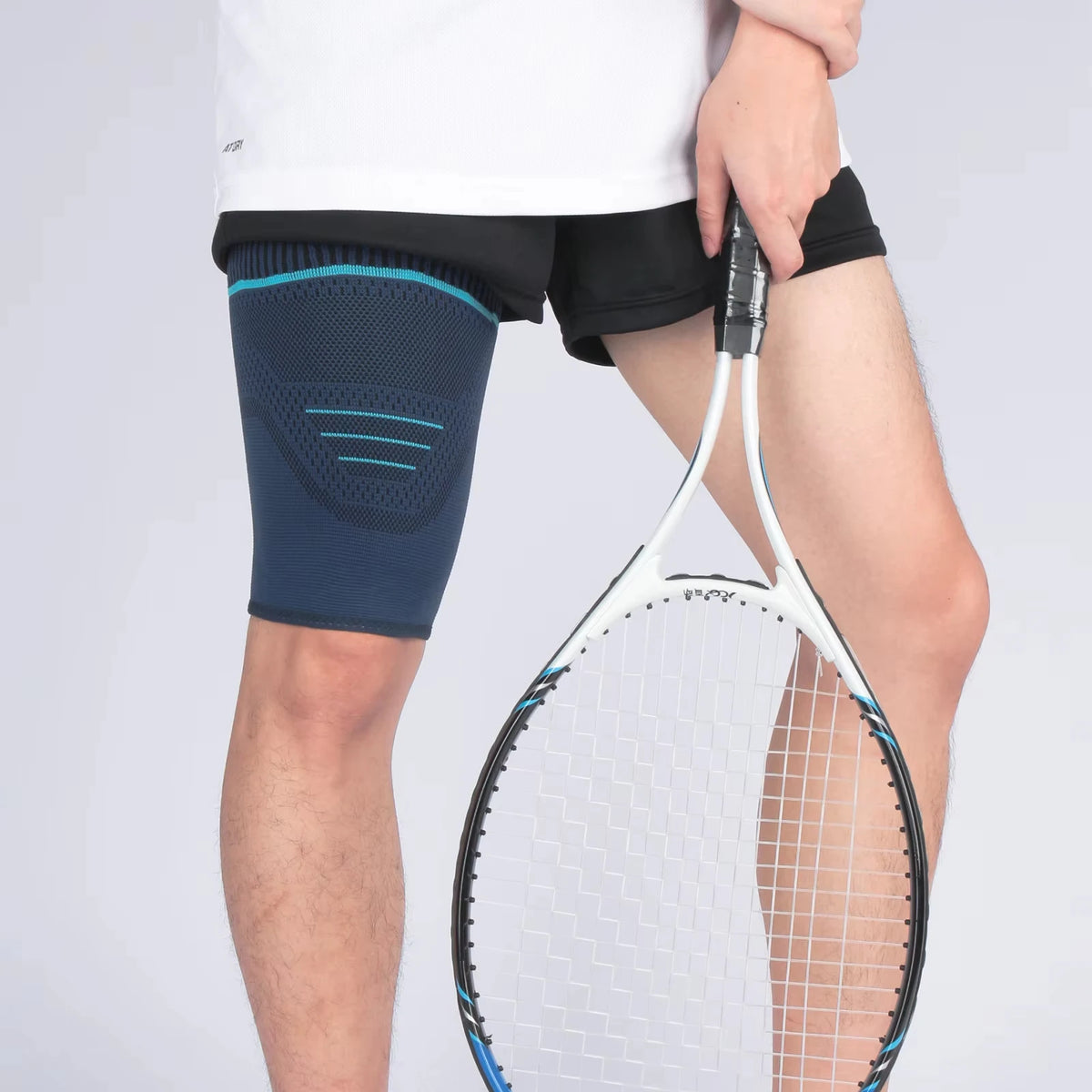 Manchon de compression élastique pour cuisse – adulte, homme et femme