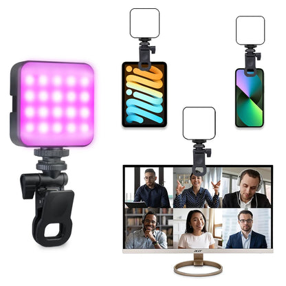 Panneau lumineux LED RGB portable Vloglite avec support – modèle T64RGB