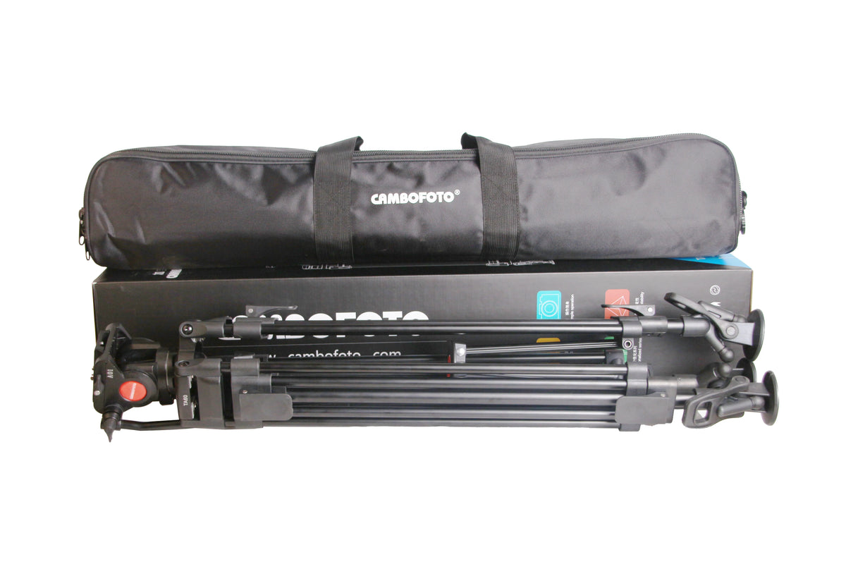 Trépied vidéo professionnel en aluminium L203+TA60
