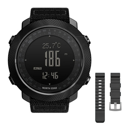Montre numérique de sport NORTH EDGE avec altimètre et boussole