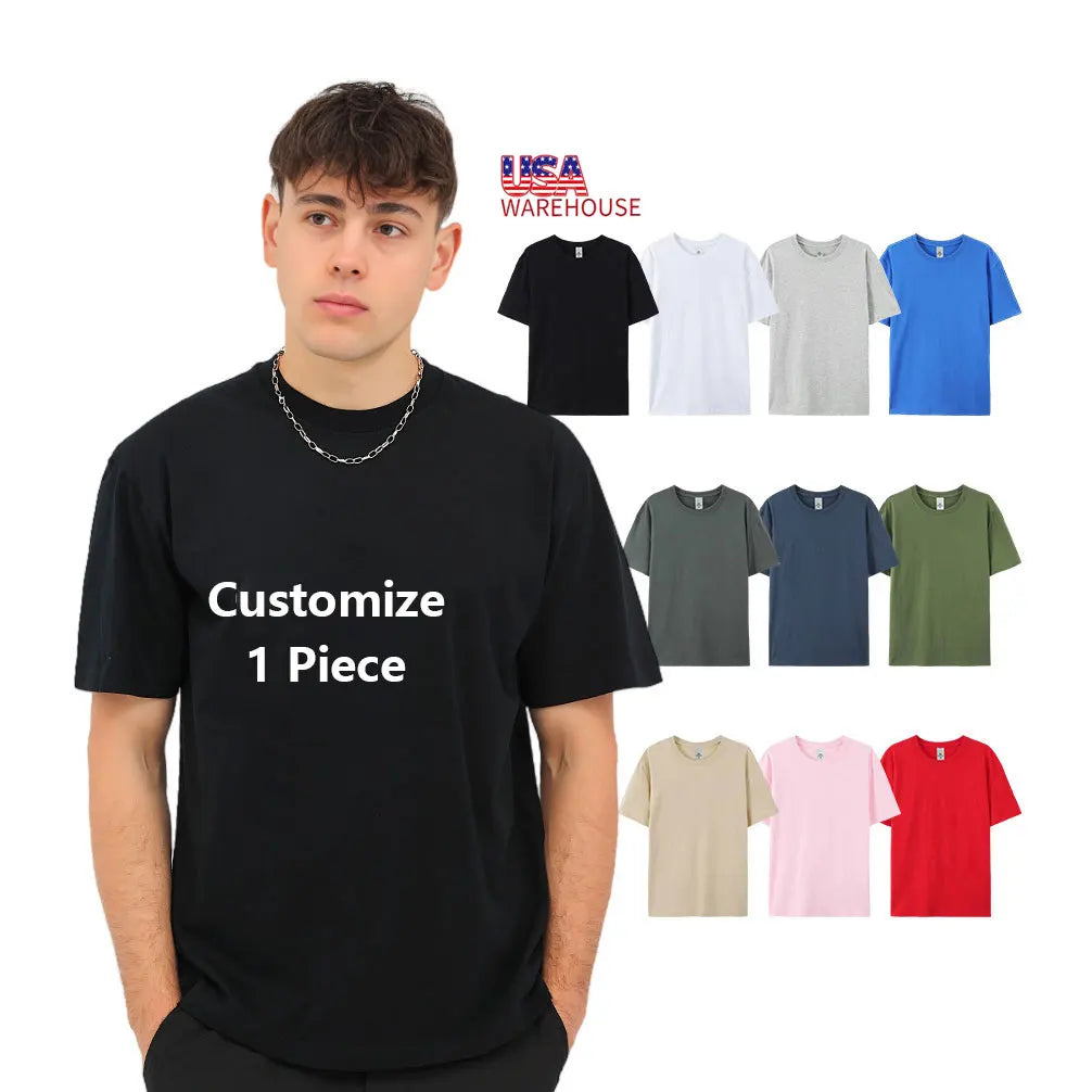 T-shirt vierge en coton pour impression par transfert thermique – homme et femme