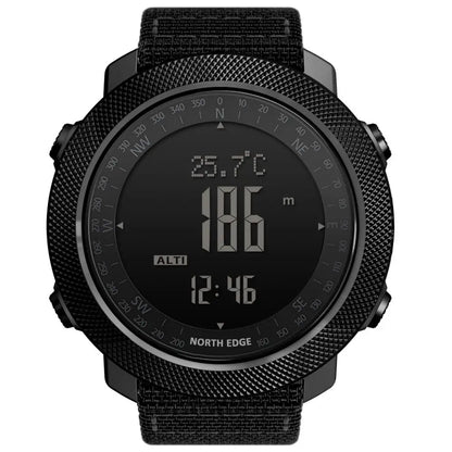 Montre numérique de sport NORTH EDGE avec altimètre et boussole