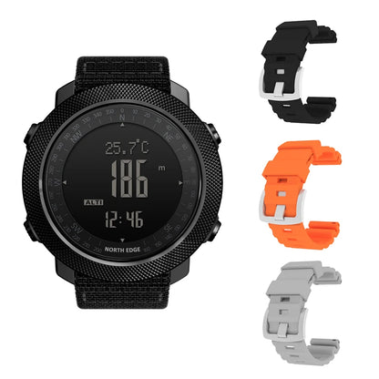 Montre numérique de sport NORTH EDGE avec altimètre et boussole