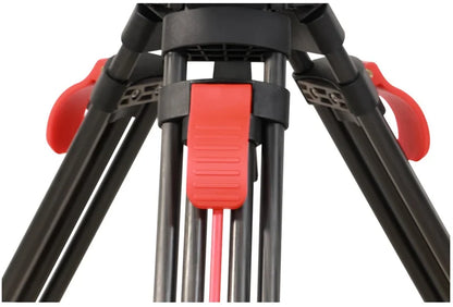 Trépied vidéo professionnel Jiepai V6 CF-S avec tête fluide