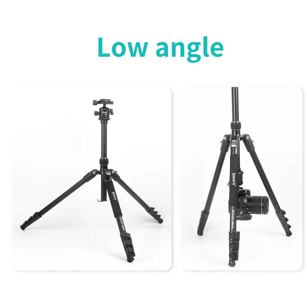 Trépied professionnel Jmary en aluminium pour appareil photo – KT235-NB30A