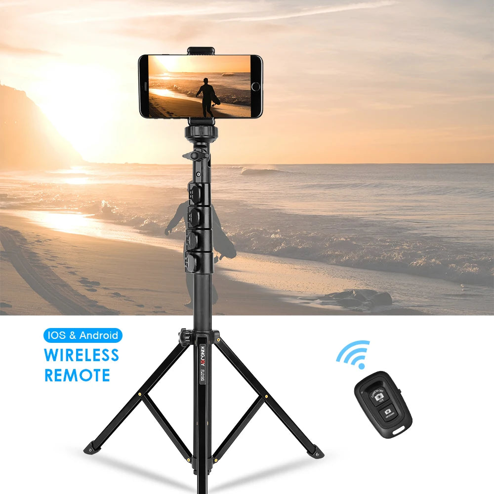 Trépied pour téléphone et perche selfie extensible de 61 pouces – FL019S