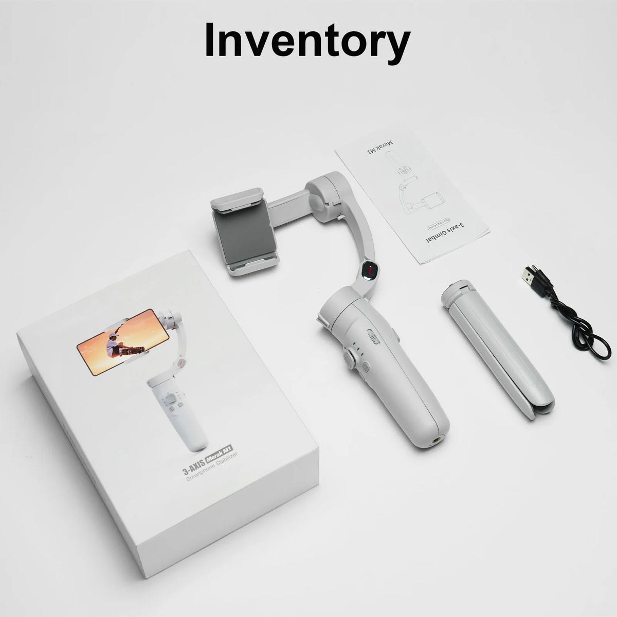 Stabilisateur smartphone à 3 axes avec fonction trépied – modèle M1
