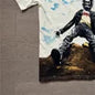 T-shirt ample unisexe à manches courtes – style délavé vintage