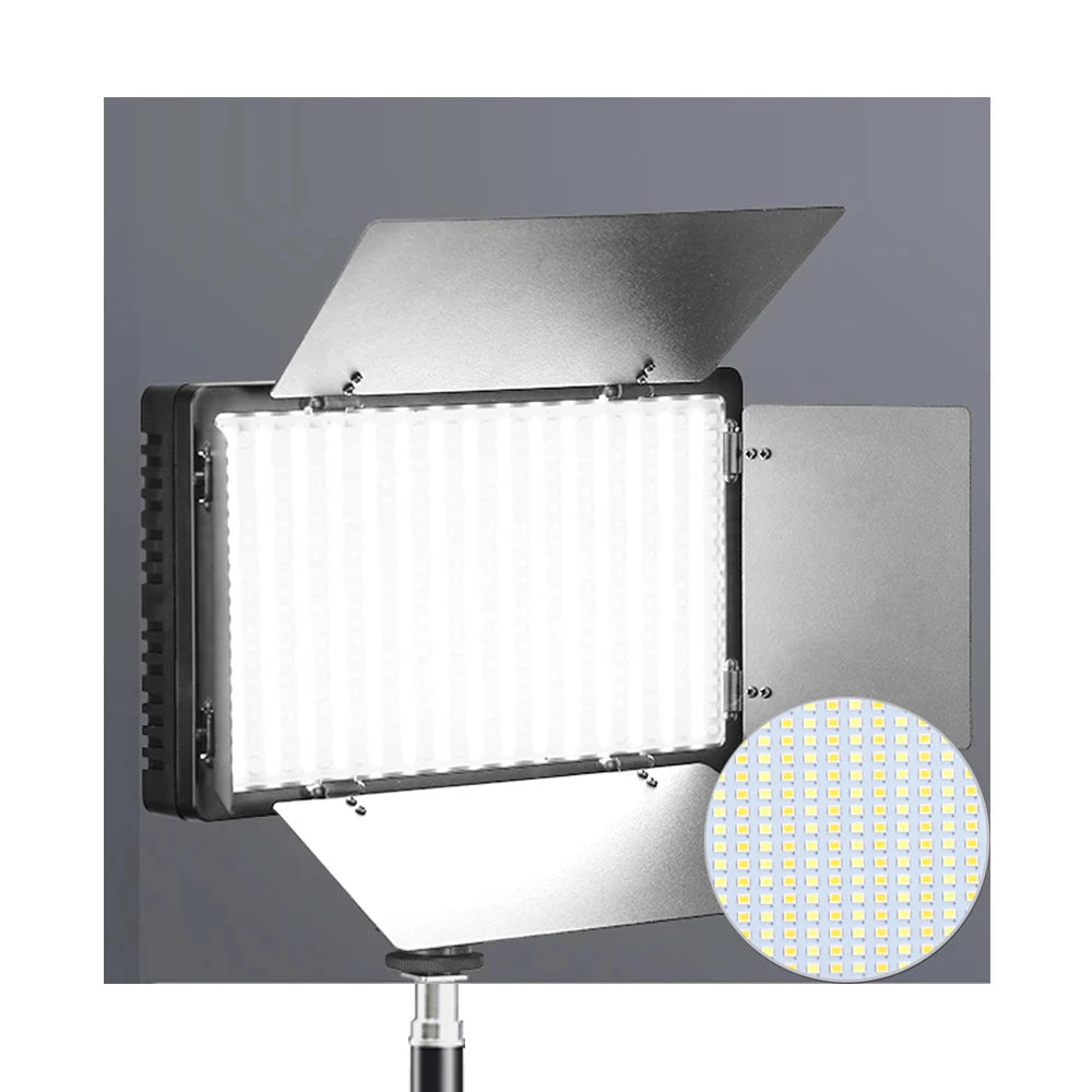 Lampe vidéo LED-600 réglable – 3 200 à 5 600 K