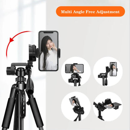 Trépied de voyage en aluminium de 1,4 m pour smartphone et appareil photo