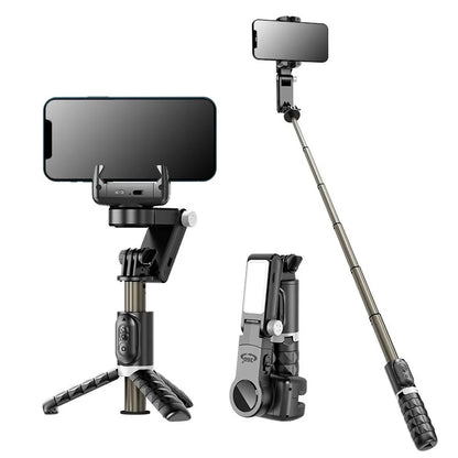 Stabilisateur smartphone Q18 avec télécommande Bluetooth, éclairage LED et suivi du visage