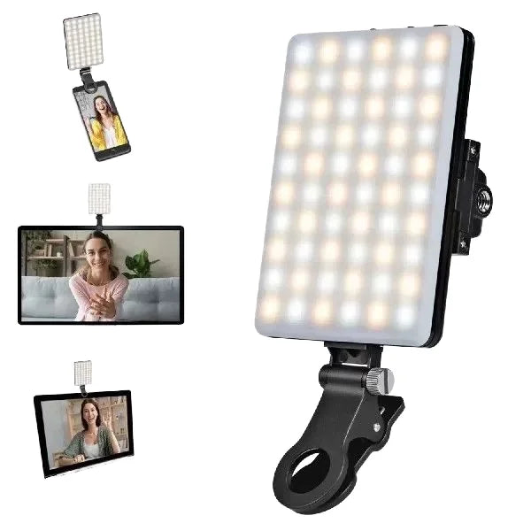 Mini éclairage LED rechargeable pour selfie et diffusion en direct