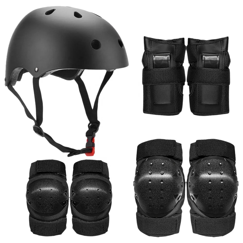 Ensemble de protection 7-en-1 pour roller, skateboard et trottinette