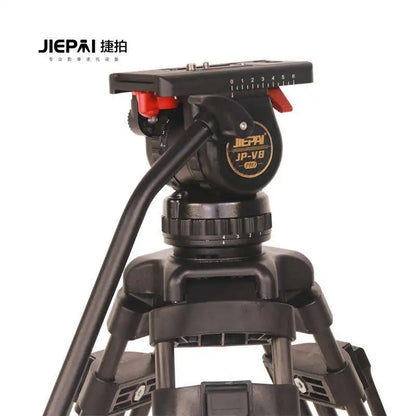 Trépied vidéo professionnel Jiepai V8 avec tête fluide