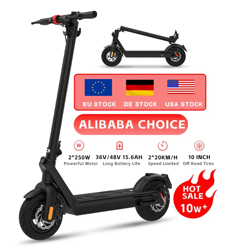 Trottinette électrique pliable X9 pour adultes – vitesse annoncée de 25 km/h
