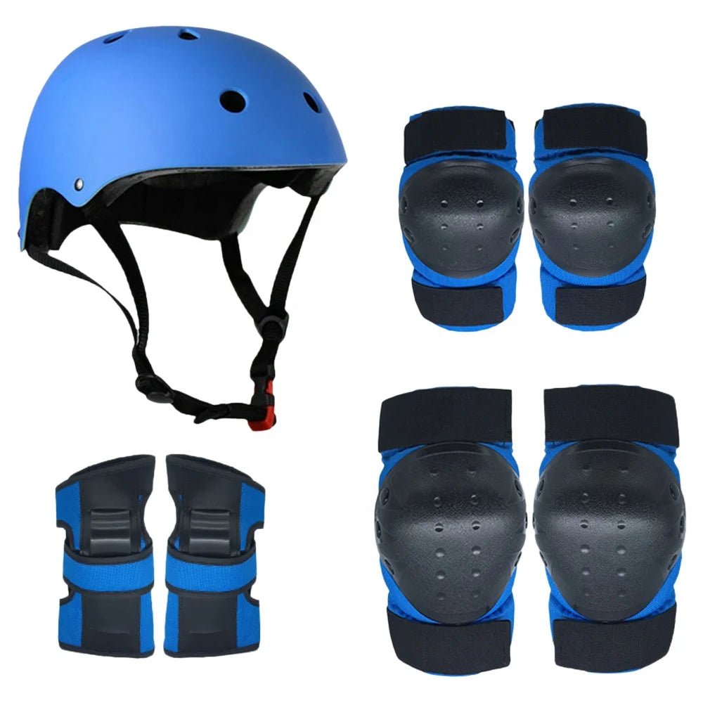 Ensemble de protection 7-en-1 pour roller, skateboard et trottinette