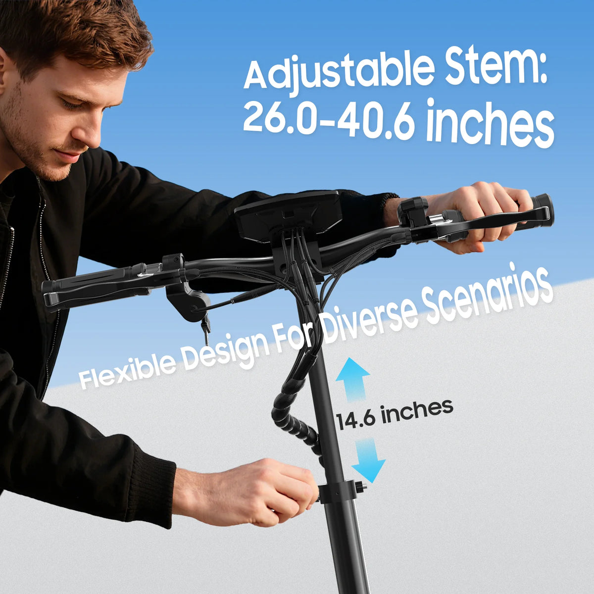 Trottinette électrique Tufront E3s avec siège – 1 000 W
