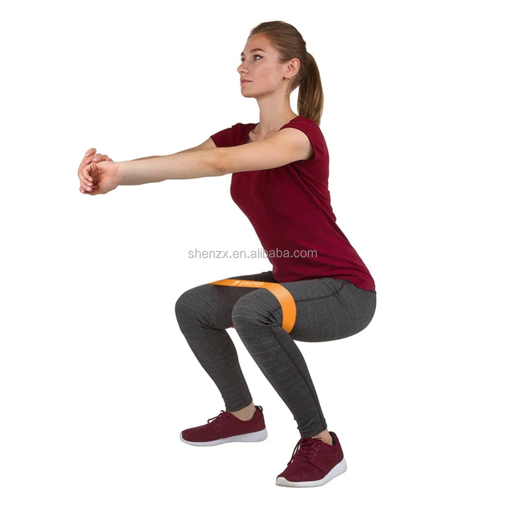 Bandes élastiques de résistance Zakerda – 5 niveaux pour fitness et yoga