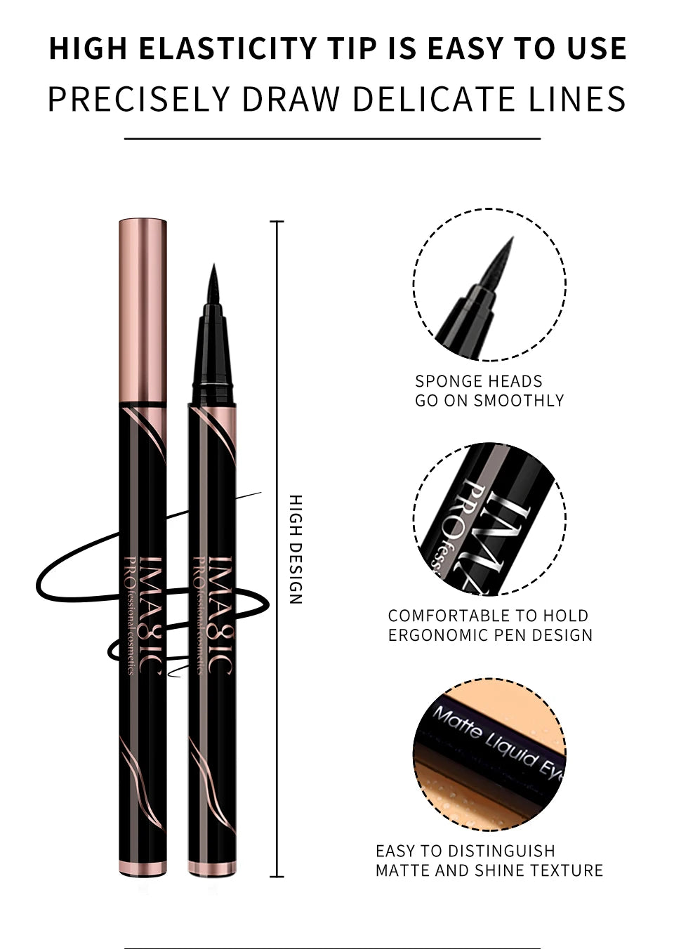 Eyeliner IMAGIC noir longue tenue
