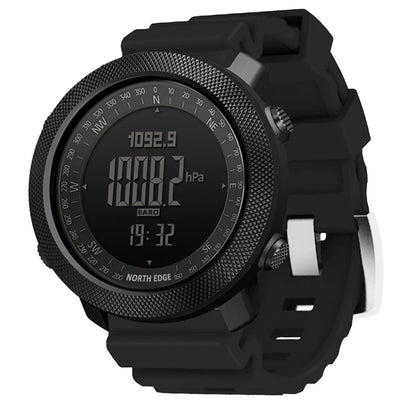 Montre numérique de sport NORTH EDGE avec altimètre et boussole