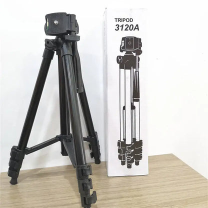 Trépied professionnel 3120A pour appareil photo, téléphone et anneau lumineux