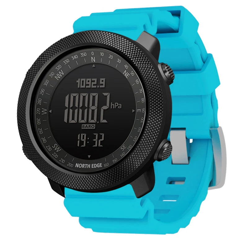 Montre numérique de sport NORTH EDGE avec altimètre et boussole