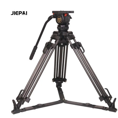 Trépied vidéo professionnel Jiepai V8 avec tête fluide