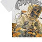 T-shirt ample unisexe à manches courtes – style délavé vintage